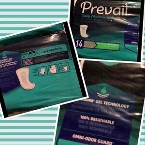 Prevail Incontinent Pad Contoured Maximum - 14 Count each…TWO PACKS TOTAL 28 pad